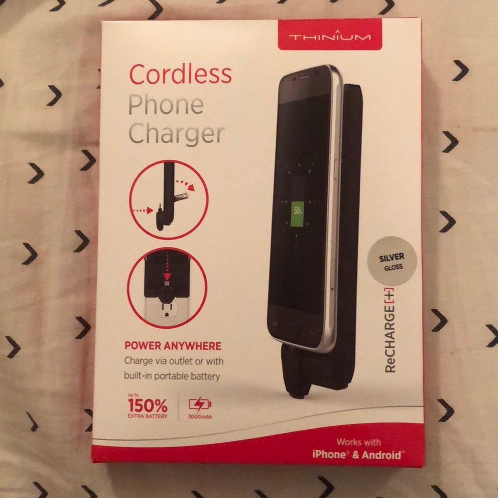Cordless phone charger
